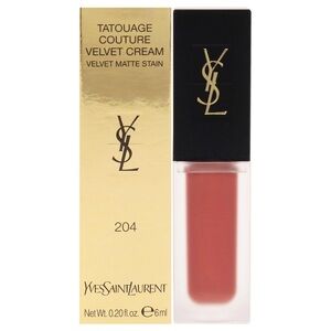 YSL Tatouage Couture Velvet Cream Liquid Lipstick #204 Beige Underground Matte